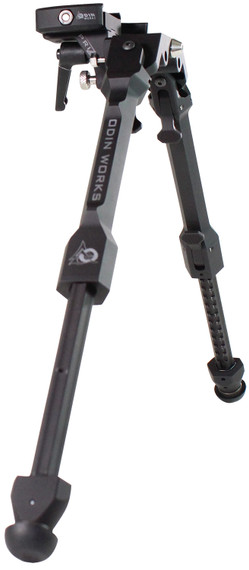 Odin Works BP-PRIZM-BLACK Precision Bipod Arca Black 4.0-14.50 6061 Aluminum/303 Stainless Steel