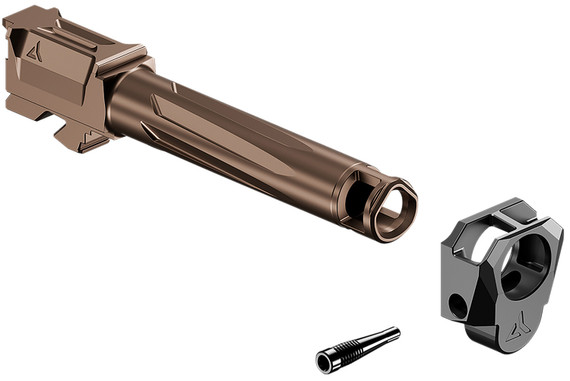 Radian Weapons R0835 Ramjet & Afterburner Combo Compatible w/Glock 19 Gen3 Bronze Stainless Steel, Handgun Barrel