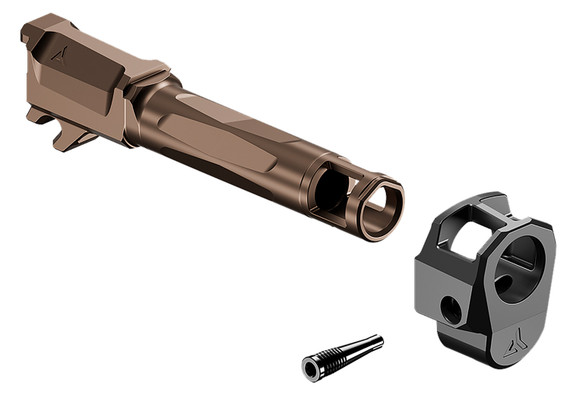 Radian Weapons R0836 Ramjet & Afterburner Combo Fits Sig P365, 3.10 Bronze Ported Stainless Steel, Handgun Barrel