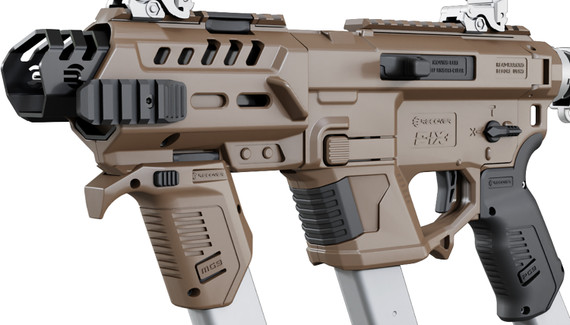 Recover Tactical PIXPMG02 P-IX+MG PG9 SR20 Metal Front Guard Tan, Stock
