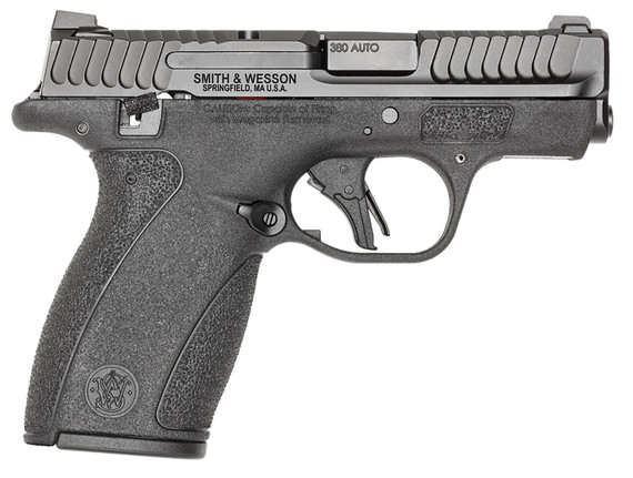 Smith & Wesson 14192 Bodyguard 2.0 Micro Frame 380 ACP 10+1 2.75 Black Armornite Stainless Steel Barrel & Serrated Slide, Black Armornite Poly Frame, Textured Grip, Thumb Safety, Pistol