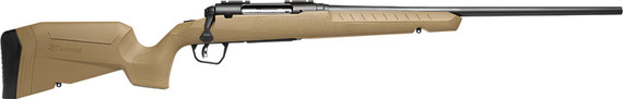 Savage 32115 Axis 2 Compact 7mm-08 Rem 4+1 20 Matte Black Heavy Sporter Barrel, Matte Black Drilled & Tapped Carbon Steel Receiver, Fixed Flat Dark Earth Synthetic Stock Right Hand, Rifle