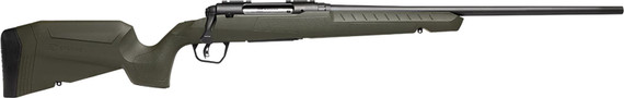 Savage 32038 Axis 2 22-250 Rem 4+1 22 Matte Black Sporter Barrel, Matte Black Drilled & Tapped Steel Receiver, Fixed Green Synthetic Stock, Right Hand, Rifle