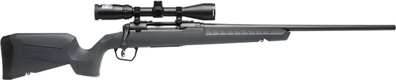 Savage 32231 Axis 2 XP Combo Compact 6.5 Creedmoor 4+1 20 Matte Black Heavy Sporter Barrel & Drilled & Tapped Carbon Steel Receiver, Fixed Matte Gray Synthetic Stock, Right Hand, Boresighted 3-9x40mm, Rifle