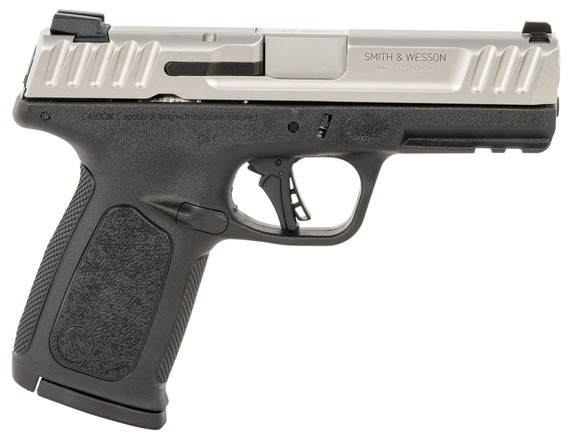 Smith & Wesson 13937 SD40 2.0 Compact Frame 40 S&W 10+1 4 Stainless Steel Barrel, Satin Serrated Stainless Steel Slide, Black Poly Frame w/Pic Rail, Textured Grip, Pistol