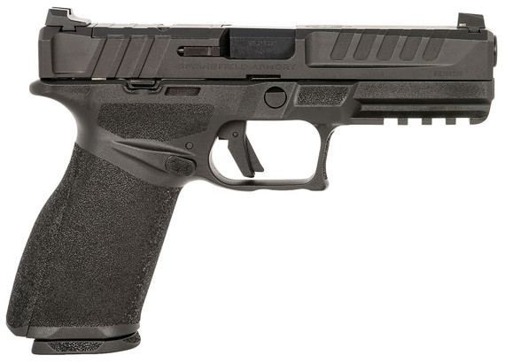 Springfield Armory EC9459BLCUGU24 Echelon Gear Up 24 Pkg 9mm Luger 10+1 4.50 Black Melonite Steel Barrel, Black Melonite Optic Ready/Serrated Steel Slide, Black Poly Frame w/Pic Rail, Interchangeable Backstrap Grip, 5 Mags, Pistol