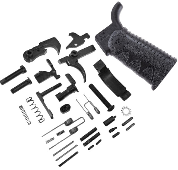 Xtech Tactical XTT138LPK Lower Parts Kit Black, Lower Kit