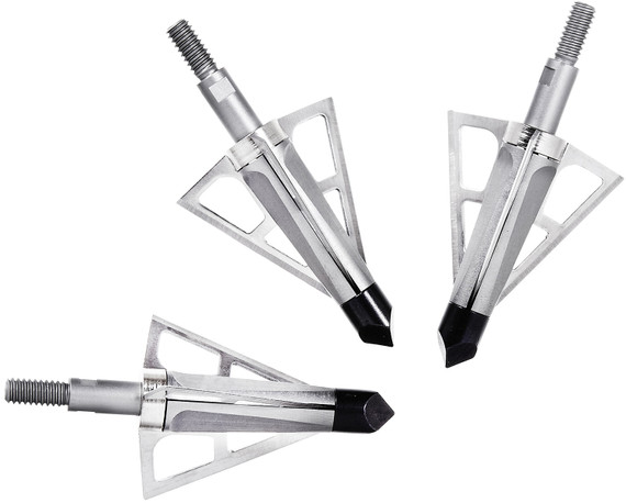 Allen 14694 CX Terminus Broadhead Stainless Steel Blades Silver 3 Pack