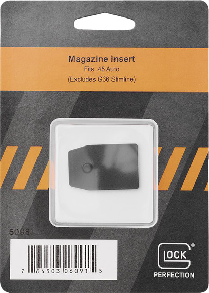 Glock 50980 Magazine Insert 10mm Fits Glock 20/20SF/29SF Gen4 Black Polymer