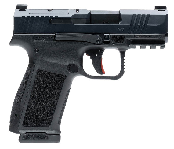 Century HG7882N Mete MC9L Sub-Compact Frame 9mm Luger 17+1 3.18 Black Steel Barrel, Black Nitride Serrated Steel Slide, Black Poly Frame w/Pic Rail, Interchangeable Backstrap Grip, Pistol