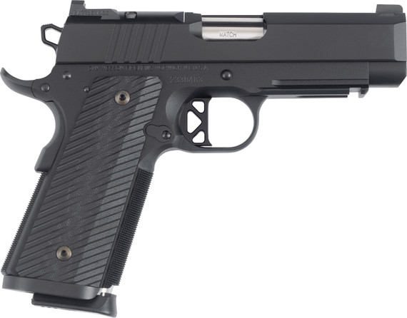 Dan Wesson 01797 TCP 9mm 10+1 4 Stainless Black G10 Grip, Pistol