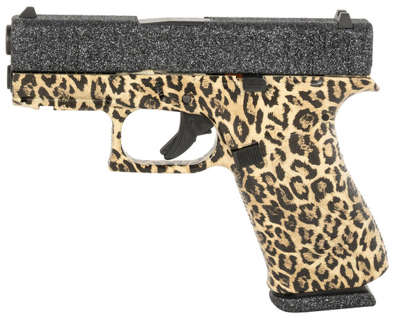 Glock PX4350204NTC G43X Sports South Exclusive Sub-Compact Frame 9mm Luger 10+1 3.41 Black GMB Barrel, Twilight Cerakote Serrated Steel Slide, Cheetah Cerakote Poly Frame w/Beavertail, Ambi, Pistol