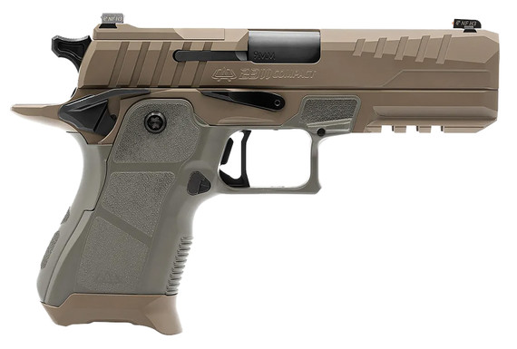 Oa Defense OA2311CMPTKITHDSSTD15 2311 w/Plus Kit Compact Frame 9mm Luger 15+1 4.25 Black DLC Steel Barrel, High Desert Optic Ready/Serrated Stainless Steel Slide & Aluminum Frame w/Pic Rail, Sage Poly Grip, Ambi, 3 Mags, Pistol