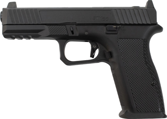 Rock Island 57113 STK100 Ultra 9mm Luger 17+1 4.49 Steel Barrel, Black Anodized Serrated Aluminum Slide, Black Anodized Aluminum Frame w/Pic Rail, Angled Grip, Pistol
