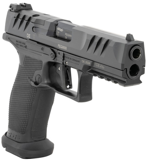 Walther 2884950 PDP Pro-E 9mm Luger 20+1 4.50 Black Steel Barrel, Black Optic Ready/Serrated Steel Slide, Black Poly Frame w/Pic Rail, Textured Poly Grip, Performance Duty Texture Grip, Pistol