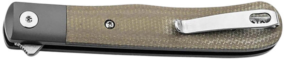 Boker 01BO930 Trapper 3.23 Plain Nitro-V Blade Micarta Handle, Knife