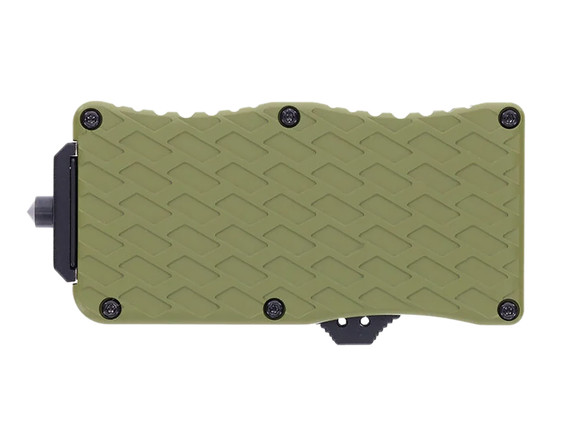 Schrade 1159306 Uproar Tactical Mini 1.90 Serrated Dagger Satin D2 Steel Blade OD Green Aluminum Handle, Knife