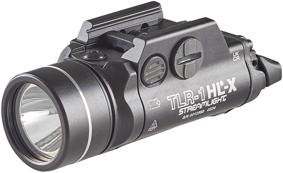 Streamlight 69501 TLR-1 HL-X Gun Light Black 6000 Series Aluminum 1500 Lumens, Gun Lights