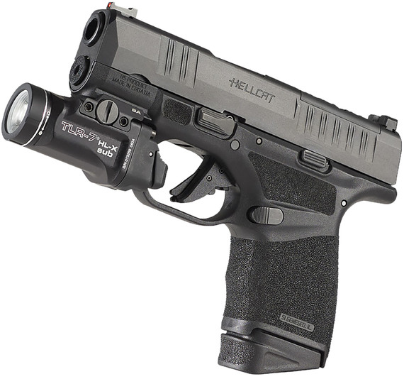 Streamlight 69506 TLR-7 HL-X SUB USB Black 6000 Series Aluminum Springfield Armory Hellcat 1000 Lumens