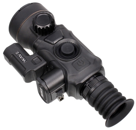 Wave WTS205 Tempest 650 LRF Thermal Black 3x50mm Illuminated Multi Reticle, 640x512, 12 Microns, 50 Hz Resolution, Digital Zoom 12x Rapid/Smooth