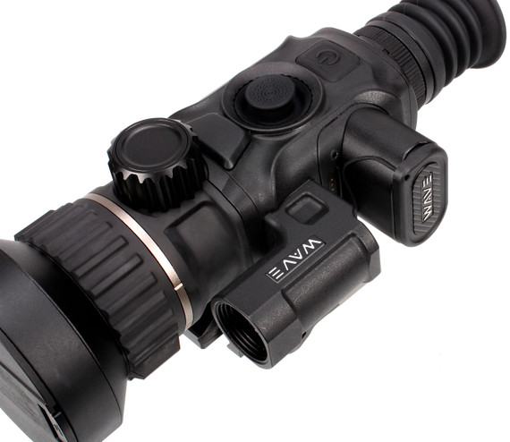 Wave WTS300 Tempest 660D LRF Thermal Black 3.4x60mm Illuminated Multi Reticle, Digital Zoom 13.6x Rapid/Smooth, 640x512, 12 Microns, 50 Hz Resolution