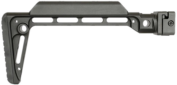 Midwest Industries MIMINSF Minimalistic Side Fold Stock Black 6061 Aluminum Fold, Stock