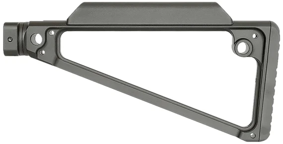 Midwest Industries MITRIF Triangle Fixed Stock Black 6061 Aluminum, Stock