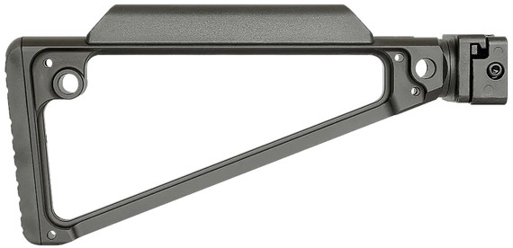 Midwest Industries MITRISF Triangle Side Fold Stock Black 6061 Aluminum, Stock