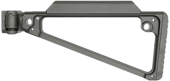 Midwest Industries MITRISF Triangle Side Fold Stock Black 6061 Aluminum, Stock