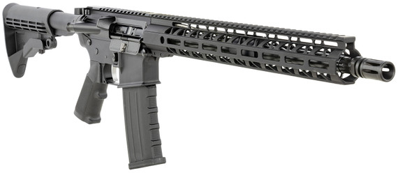 Anderson B2K869A034 Dark Horse 5.56x45mm NATO 30+1 16 Black Nitride Steel Barrel, Matte Black Pic Rail Aluminum Receiver, M-LOK Handguard, 6 Position Black Synthetic Stock, A2 Style Grip, Rifle