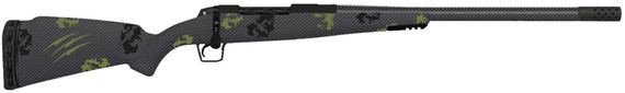 Fierce TROG300622BF CT Rogue 30-06 Springfield 22 Black Cerakote C3 Carbon Fiber Threaded Barrel, Black Cerakote Drilled & Tapped Titanium Receiver, LR Negative Comb Forest Camo Carbon Fiber Stock, Rifle
