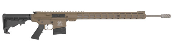 Great Lakes GL10243SSFDE GLFA 243 Win 5+1 24 Stainless Threaded Barrel, Flat Dark Earth Cerakote Pic Rail Aluminum Receiver, Adj Black Synthetic Stock, Mil-spec Poly Grip, Rifle