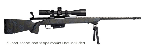 Horizon RF019C392216C20 Vandal Carbon II 7mm PRC 22 Black Fluted Barrel, Black Drilled & Tapped Receiver, Black Iota EKO X Carbon Fiber Stock, Rifle