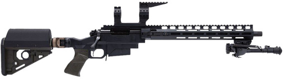 Larue Tactical LTBCSIETE308W OD Green 308 Win 5+1 Match Grade Threaded Barrel, 15 M-LOK Handguard, Black Pic Rail Receiver, Adj RAT OD Green Stock, A-PEG OD Green Grip, Briefcase, Bipod, Rifle