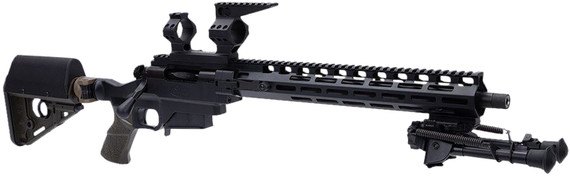 Larue Tactical LTBCSIETE308W OD Green 308 Win 5+1 Match Grade Threaded Barrel, 15 M-LOK Handguard, Black Pic Rail Receiver, Adj RAT OD Green Stock, A-PEG OD Green Grip, Briefcase, Bipod, Rifle