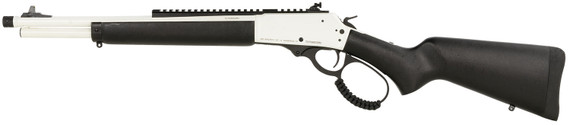 Rossi 95303016W R95 Trapper 30-30 Win 5+1 16.50 White Cerakote Threaded Barrel, White Cerakote Pic Rail Stainless Steel Receiver, Fixed Black Poly Stock, Rifle