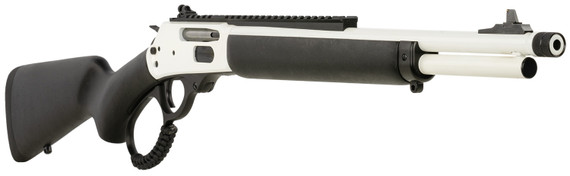 Rossi 95303016W R95 Trapper 30-30 Win 5+1 16.50 White Cerakote Threaded Barrel, White Cerakote Pic Rail Stainless Steel Receiver, Fixed Black Poly Stock, Rifle