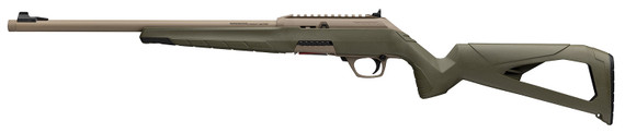 Winchester 521159102 Wildcat SR 22 LR 10+1 16.50 Flat Dark Earth Threaded Barrel, Flat Dark Earth Pic Rail Poly Receiver, Adj Cheek Piece & LOP OD Green Synthetic Stock, Rifle