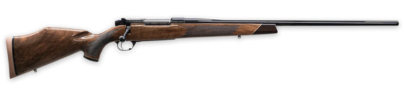 Weatherby MDX01N7MMWR6O Mark V Deluxe 7mm Wthby Mag 3+1 26 High Gloss Fluted Barrel, High Gloss Blued Drilled & Tapped Stainless Steel Receiver, Fixed Gloss Walnut Stock, Rifle