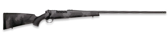Weatherby MLW01N7M8RR4B Mark V Live Wild 7mm-08 Rem 4+1 22 Carbon Gray Cerakote Fluted Threaded Barrel, Carbon Gray Cerakote Drilled & Tapped Steel Receiver Fixed Black w/Gray Accents Poly Stock, Right Hand, Rifle
