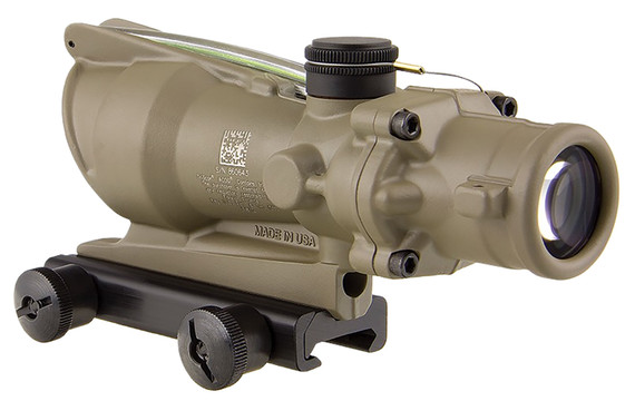 Trijicon TA31D100313 ACOG 4x32mm Chevron Reticle FDE