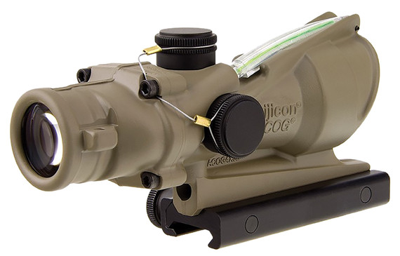 Trijicon TA31D100313 ACOG 4x32mm Chevron Reticle FDE
