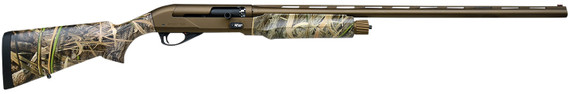Gforce GFTWO1228MO2 Two 12 Gauge Semi-Auto 3 28 Bronze Cerakote Vent Rib Barrel, Bronze Cerakote Receiver, Adj Shim Mossy Oak Habitat Synthetic Stock, Shotgun