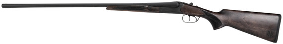 Heritage Mfg BL41028BK Badlander Full Size 410 Bore Break Open 3 2rd 28 Black Chrome Side By Side Barrel, Black Chrome Receiver, Fixed Turkish Walnut Stock, Shotgun
