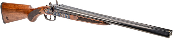Heritage Mfg CW1218BK Coachwhip 12 Gauge Break Open 2rd 18.50 Black Chrome Side By Side Barrel, Black Alloy Steel Receiver, Fixed Turkish Walnut Stock, Shotgun