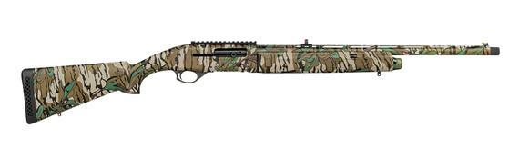 Mossberg 75808 SA-20 Turkey 20 Gauge Semi-Auto 3 4+1 22 Mossy Oak Greenleaf Vent Rib Steel Barrel, Mossy Oak Greenleaf Pic Rail Receiver, Fixed Mossy Oak Greenleaf Synthetic Stock, Shotgun