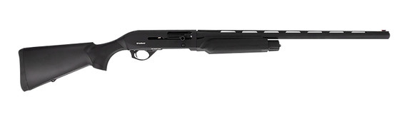 Spandau 21000185 S2 Field 12 Gauge Semi-Auto 3 3+1 24 Black Vent Rib Barrel, Black Drilled & Tapped Receiver, Fixed Black Poly Stock, Benelli/Mobil Choke Tube System, Shotgun