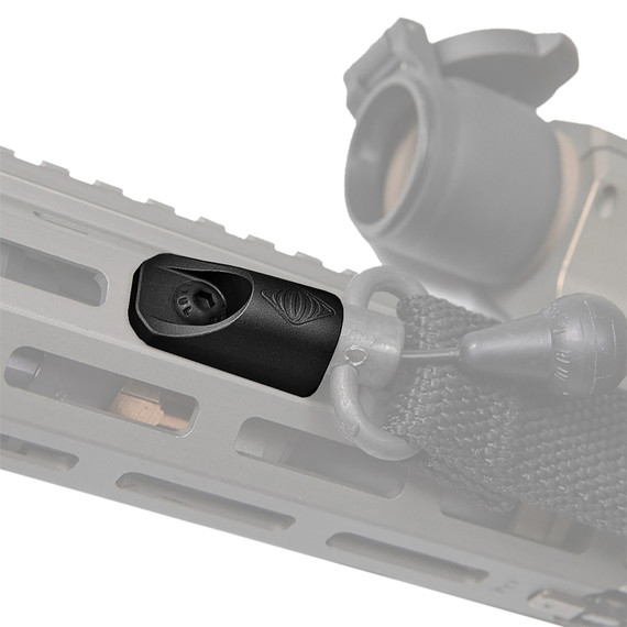 Reptilia LLC 100123 QD M-Lok Sling Socket Black 7075-T6 Aluminum M-LOK Mount