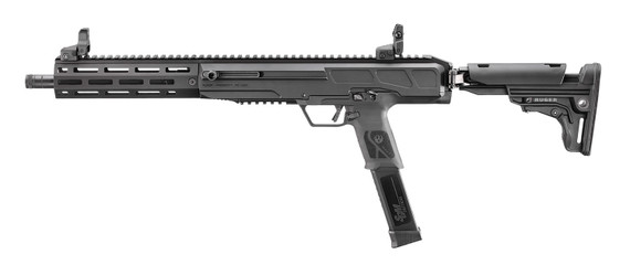 Ruger 19307 LC Carbine 10mm Auto 30+1 16.25 Black Anodized Threaded Barrel, Black Anodized Pic Rail Aluminum Receiver, M-LOK Handguard, Adj Fold Black Poly Stock, Ambi, Rifle