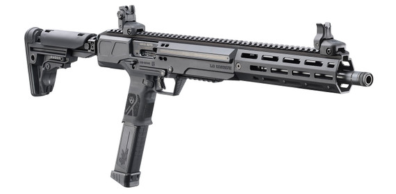 Ruger 19307 LC Carbine 10mm Auto 30+1 16.25 Black Anodized Threaded Barrel, Black Anodized Pic Rail Aluminum Receiver, M-LOK Handguard, Adj Fold Black Poly Stock, Ambi, Rifle